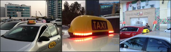 Pointguard pilottestar digitala taxilyktor i Abu Dhabi